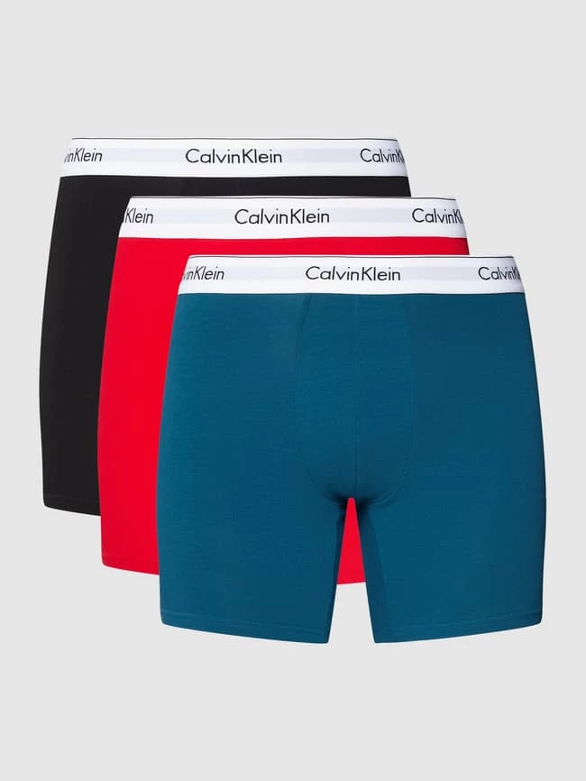 Top 10 ? Calvin Klein Underwear Trunks Mit Elastischem Logo-Bund Im 3er-Pack Modell 'BRIEF' - Rot ? 2 Top 10 ? Calvin Klein Underwear Trunks Mit Elastischem Logo-Bund Im 3er-Pack Modell 'BRIEF' - Rot ? – Bild 2