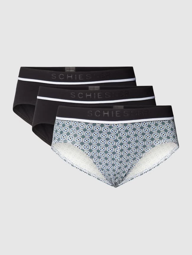 Bestes Angebot ⭐ Schiesser Slip Mit Label-Details Im 3er-Pack Modell 'Rio' - Blau ? 2 Bestes Angebot ⭐ Schiesser Slip Mit Label-Details Im 3er-Pack Modell 'Rio' - Blau ? – Bild 2