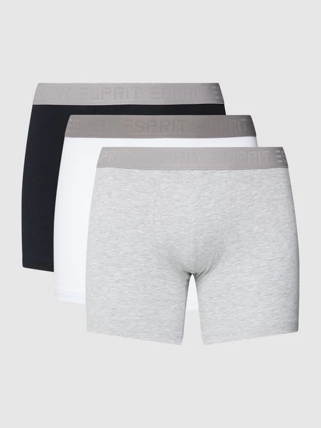 Großhandel ⭐ Esprit Trunks Mit Label-Details Im 3er-Pack - Mittelgrau Meliert ✨ 2 Großhandel ⭐ Esprit Trunks Mit Label-Details Im 3er-Pack - Mittelgrau Meliert ✨ – Bild 2