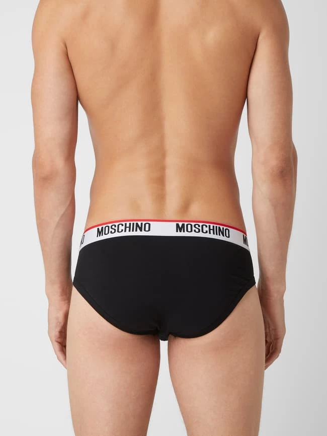 Besorgen ? Moschino Swim + Underwear Slip Mit Stretch-Anteil Im 2er-Pack - Schwarz ? 4 Besorgen ? Moschino Swim + Underwear Slip Mit Stretch-Anteil Im 2er-Pack - Schwarz ? – Bild 4