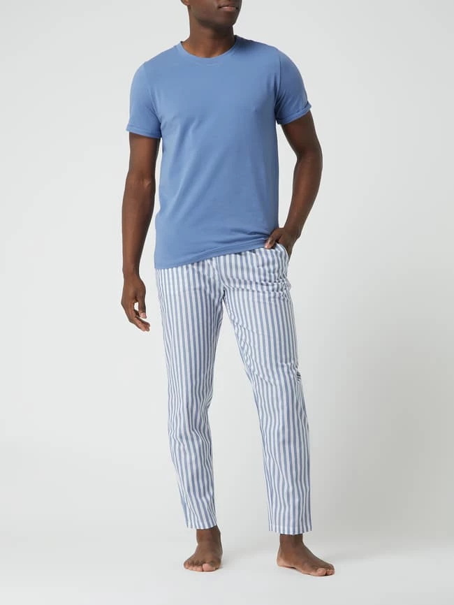 Besorgen ? Skiny Pyjama-Hose Aus Baumwolle - Blau ? 1 Besorgen ? Skiny Pyjama-Hose Aus Baumwolle - Blau ?