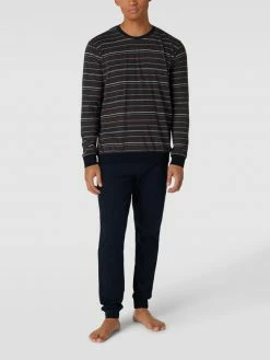 Beste Bewertungen von ⭐ Schiesser Pyjama Mit Streifenmuster Modell 'Fashion' - Anthrazit ?