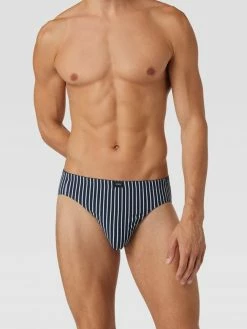 Auslauf ? Mey Slip Mit Streifenmuster - Dunkelblau ?