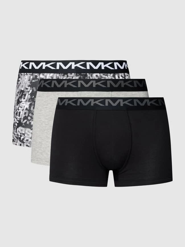 Brandneu ? MICHAEL Michael Kors Trunks Mit Label-Details Im 3er-Pack Modell 'Factor' - Schwarz ? 2 Brandneu ? MICHAEL Michael Kors Trunks Mit Label-Details Im 3er-Pack Modell 'Factor' - Schwarz ? – Bild 2