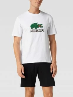 Bestes Angebot ? Lacoste Pyjama Mit Label-Print - LACOSTE Minecraft - Weiß ?
