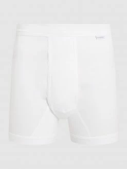 Am billigsten ? Götzburg Wäsche Trunks Aus Feinripp - Weiß ✨