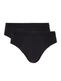 Auslauf ? Hanro Slip Im 2er-Pack - Schwarz ?