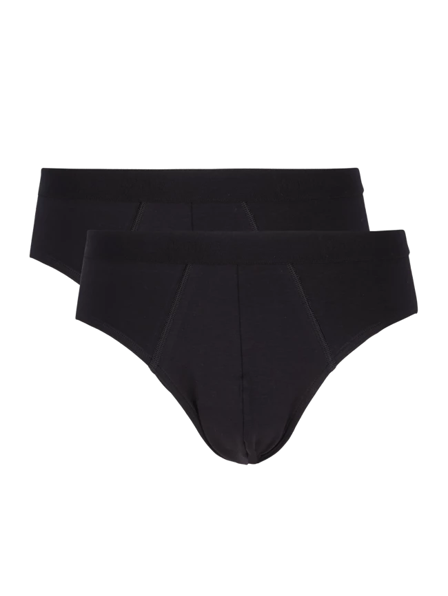 Auslauf ? Hanro Slip Im 2er-Pack - Schwarz ? 1 Auslauf ? Hanro Slip Im 2er-Pack - Schwarz ?