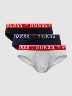 Neu ? Guess Slip Aus Baumwoll-Elasthan-Mix Im 3er-Pack - Schwarz ?
