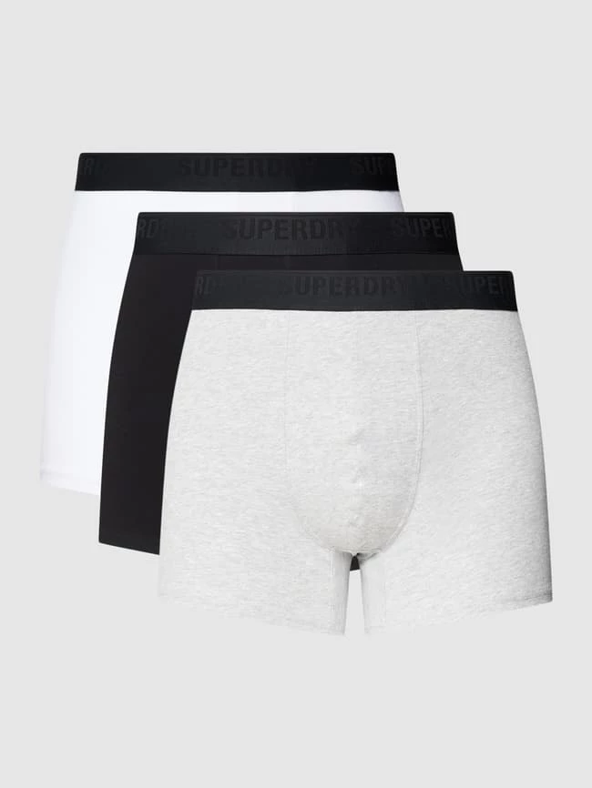 Am billigsten ? Superdry Trunks Mit Label-Details Im 3er-Pack - Mittelgrau Meliert ? 2 Am billigsten ? Superdry Trunks Mit Label-Details Im 3er-Pack - Mittelgrau Meliert ? – Bild 2