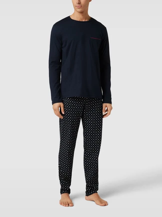 Blitzangebot ❤️ Schiesser Pyjama Mit Brusttasche Modell 'Family' - Dunkelblau ? 1 Blitzangebot ❤️ Schiesser Pyjama Mit Brusttasche Modell 'Family' - Dunkelblau ?