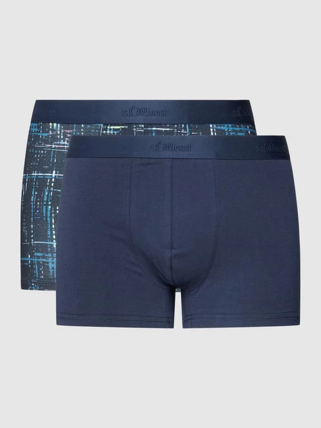Schlussverkauf ? S.Oliver RED LABEL Trunks Mit Elastischem Bund Im 2er-Pack - Blau ? 2 Schlussverkauf ? S.Oliver RED LABEL Trunks Mit Elastischem Bund Im 2er-Pack - Blau ? – Bild 2