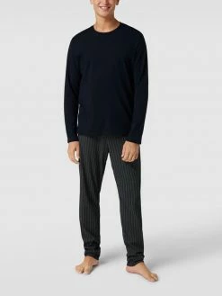 Budget ? Schiesser Pyjama Aus Reiner Baumwolle - Dunkelblau ✔️