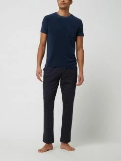 Am billigsten ? Esprit Pyjama-Hose Mit Allover-Muster - Marineblau ?