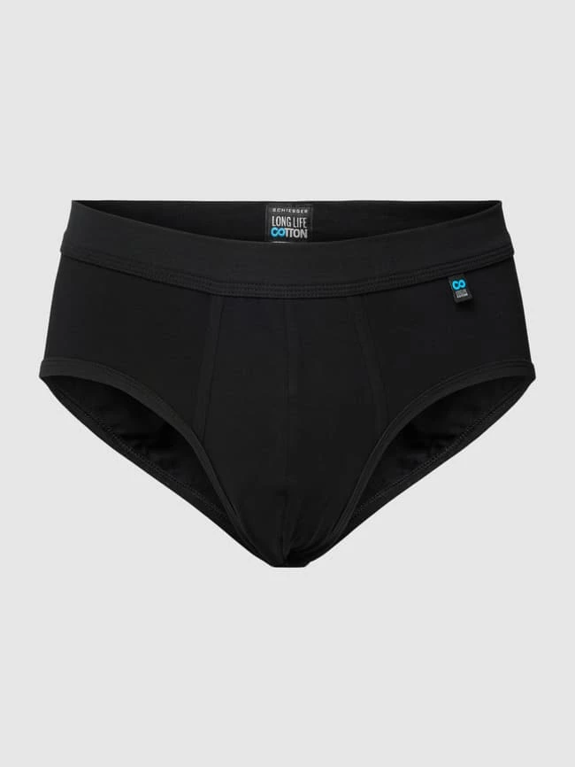 Bester Verkauf ? Schiesser Slip Mit Teilungsnähten Modell 'Long Life Cotton Midi-Slip' - Schwarz ? 2 Bester Verkauf ? Schiesser Slip Mit Teilungsnähten Modell 'Long Life Cotton Midi-Slip' - Schwarz ? – Bild 2