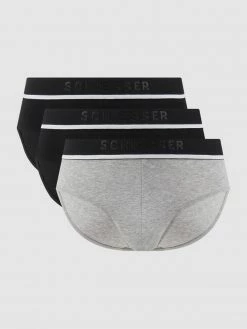 Bester Verkauf ? Schiesser Slip Mit Label-Details Modell 'Rio' Im 3er-Pack - Schwarz ?