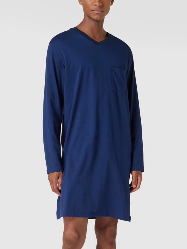 Neu ⭐ Schiesser Nachthemd Mit Allover-Muster - Royalblau ? 1 Neu ⭐ Schiesser Nachthemd Mit Allover-Muster - Royalblau ?