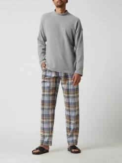 Bestes Angebot ⭐ Hanro Pyjama-Hose Mit Karomuster Modell 'Jasper' - Mittelgrau ?