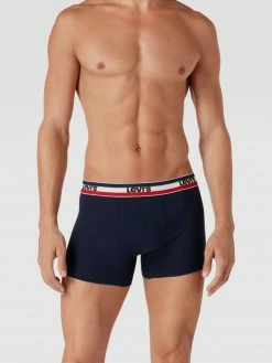 Blitzangebot ? Levi's® Trunks Mit Elastischem Logo-Bund Im 2er-Pack Modell 'BRIEF' - Blau ?