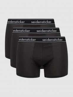 Neu ❤️ Seidensticker Trunks Mit Stretch-Anteil Im 3er-Pack - Schwarz ?