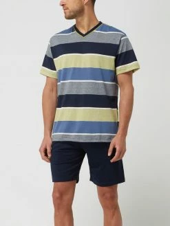 Bestpreis ? Götzburg Wäsche Pyjama Aus Baumwollmischung - Blau ?