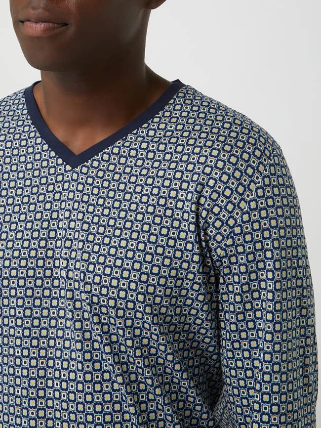 Blitzangebot ? HOM Pyjama Aus Baumwolle Modell 'Lices' - Dunkelblau ⌛ 3 Blitzangebot ? HOM Pyjama Aus Baumwolle Modell 'Lices' - Dunkelblau ⌛ – Bild 3