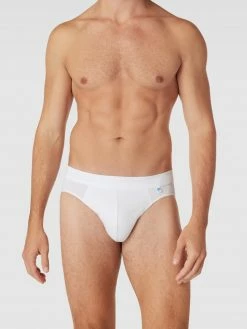 Großhandel ? Schiesser Slip Mit Teilungsnähten Modell 'Long Life Cotton Export' - Weiß ⭐