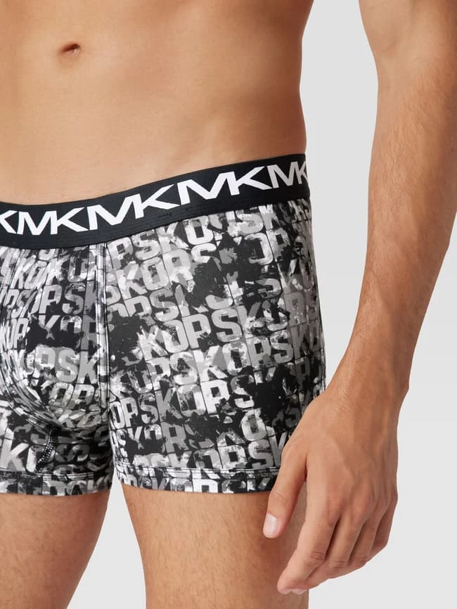 Brandneu ? MICHAEL Michael Kors Trunks Mit Label-Details Im 3er-Pack Modell 'Factor' - Schwarz ? 3 Brandneu ? MICHAEL Michael Kors Trunks Mit Label-Details Im 3er-Pack Modell 'Factor' - Schwarz ? – Bild 3