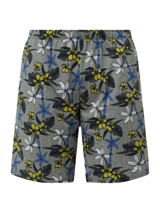 Auslauf ? Schiesser Pyjama-Shorts Mit Floralem Allover-Muster - Khaki ⭐ 2 Auslauf ? Schiesser Pyjama-Shorts Mit Floralem Allover-Muster - Khaki ⭐ – Bild 2