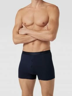 Neu ⭐ Mey Trunks Mit Geknöpftem Eingriff - Dunkelblau ?