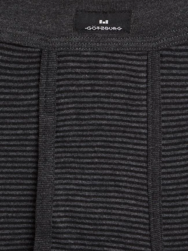 Neu ⭐ Götzburg Wäsche Long Johns Mit Elastischem Bund - Dunkelgrau ✨ 2 Neu ⭐ Götzburg Wäsche Long Johns Mit Elastischem Bund - Dunkelgrau ✨ – Bild 2