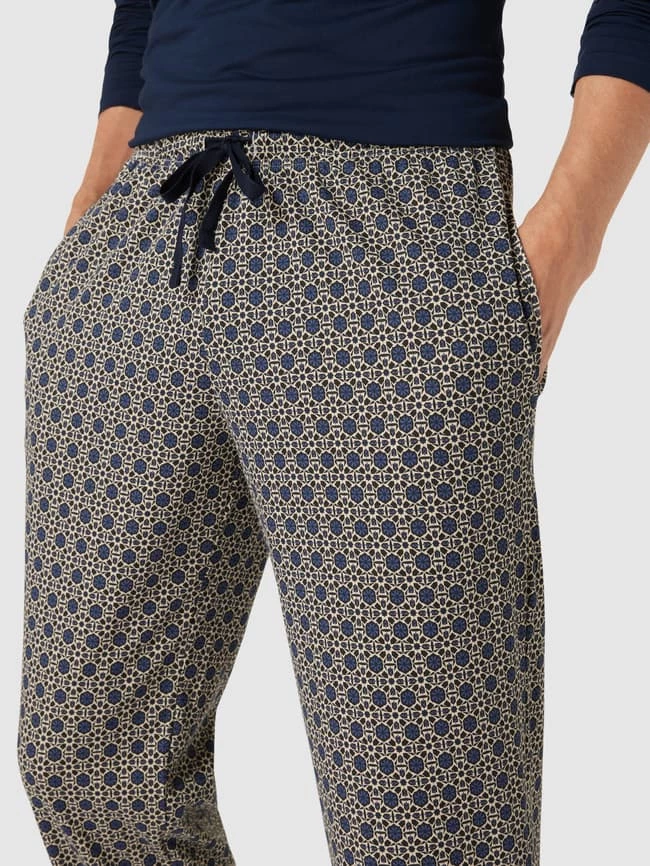 Brandneu ? Schiesser Pyjama-Hose Mit Allover-Muster Modell 'Mix + Relax' - Beige ❤️ 3 Brandneu ? Schiesser Pyjama-Hose Mit Allover-Muster Modell 'Mix + Relax' - Beige ❤️ – Bild 3