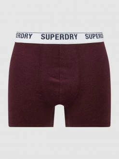 Rabatt ? Superdry Trunks Mit Stretch-Anteil - Bordeaux Rot Meliert ?