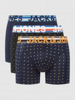 Brandneu ✨ Jack & Jones Trunks Mit Stretch-Anteil Im 3er-Pack Modell 'Henrik' - Marineblau ?