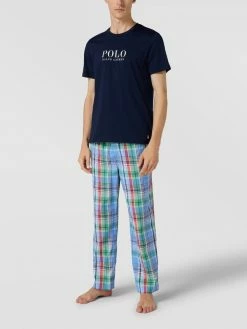 Aktion ? Polo Ralph Lauren Underwear Pyjama-Hose Mit Karomuster Modell 'MULTI CHECK PJ PANTS' - Bleu ?