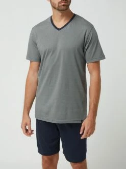 Neu ✔️ Bugatti Pyjama Aus Baumwolle - Blau ?