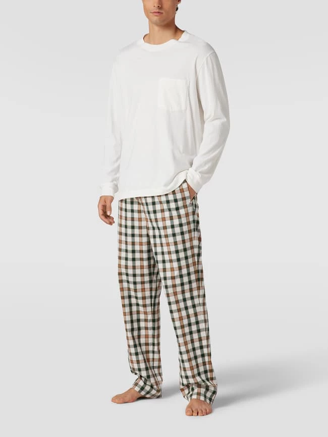 Schlussverkauf ? Tommy Hilfiger Pyjama-Hose Mit Karomuster Modell 'Ginham' - Offwhite ? 1 Schlussverkauf ? Tommy Hilfiger Pyjama-Hose Mit Karomuster Modell 'Ginham' - Offwhite ?
