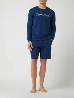 Am billigsten ? Calvin Klein Underwear Pyjama-Oberteil Mit Logo-Print - Blau ?