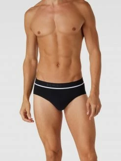 Bestes Angebot ⭐ Schiesser Slip Mit Label-Details Im 3er-Pack Modell 'Rio' - Blau ?