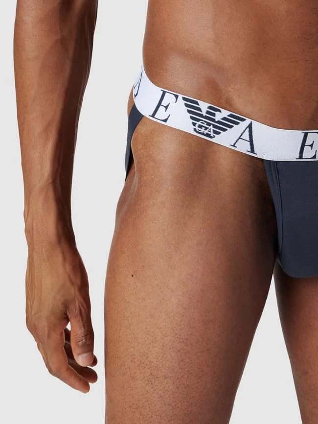 Schlussverkauf ? Emporio Armani Jockstrap Mit Logo-Bund Im 2er-Pack Modell 'BOLD MONOGRAM' - Marineblau ? 3 Schlussverkauf ? Emporio Armani Jockstrap Mit Logo-Bund Im 2er-Pack Modell 'BOLD MONOGRAM' - Marineblau ? – Bild 3