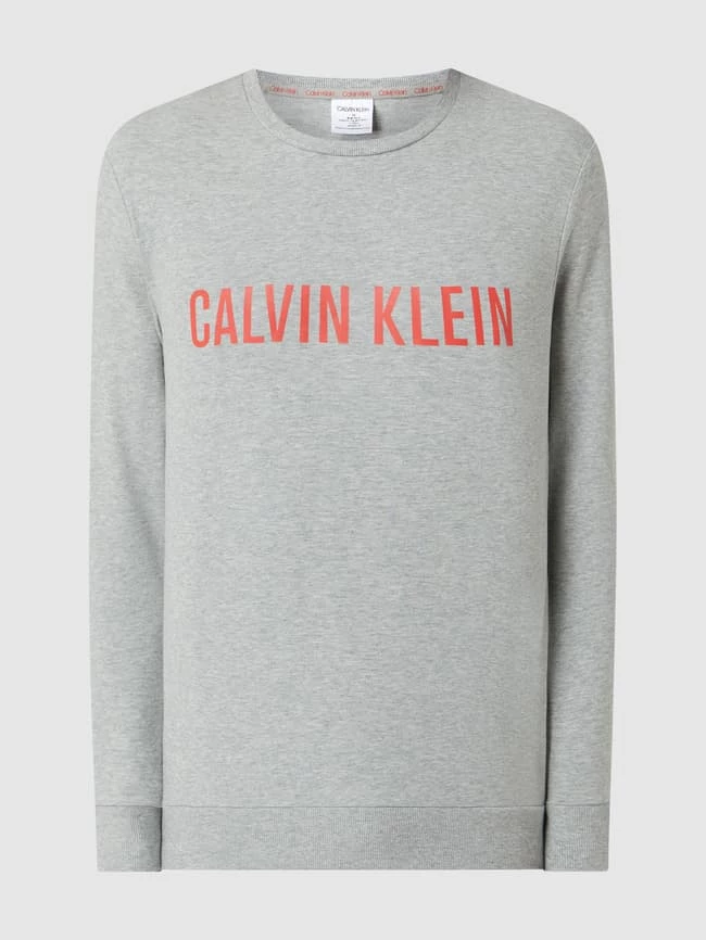 Bester Verkauf ⭐ Calvin Klein Underwear Lounge-Oberteil Mit Logo-Print - Mittelgrau Meliert ? 2 Bester Verkauf ⭐ Calvin Klein Underwear Lounge-Oberteil Mit Logo-Print - Mittelgrau Meliert ? – Bild 2