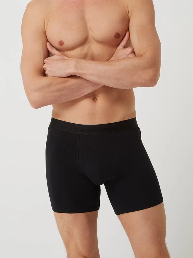 Blitzangebot ✔️ Bruno Banani Trunks Mit Stretch-Anteil Im 2er-Pack Modell 'Long Life' - Schwarz ? 2 Blitzangebot ✔️ Bruno Banani Trunks Mit Stretch-Anteil Im 2er-Pack Modell 'Long Life' - Schwarz ? – Bild 2