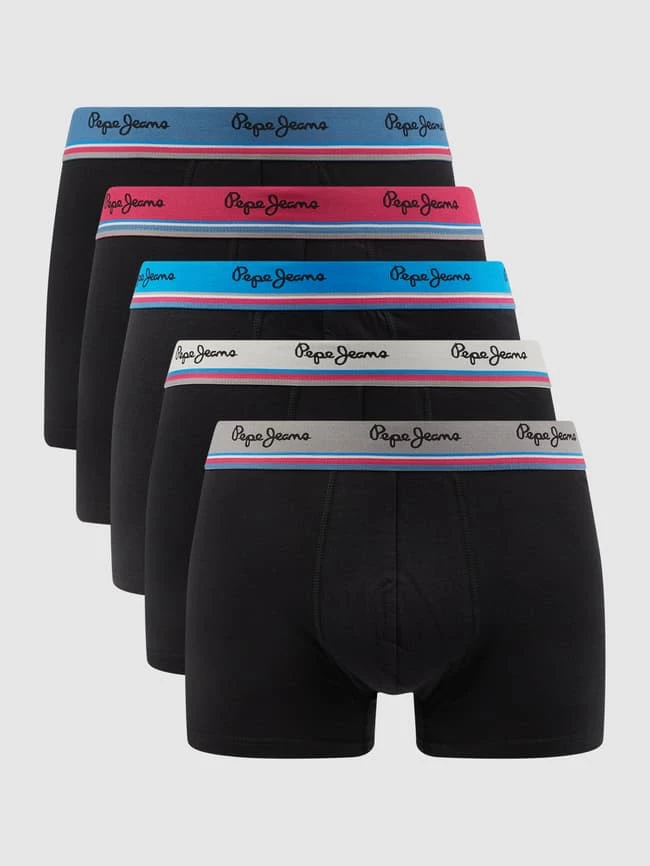 Am billigsten ? Pepe ? Jeans Trunks Mit Stretch-Anteil Im 5er-Pack - Schwarz ? 1 Am billigsten ? Pepe ? Jeans Trunks Mit Stretch-Anteil Im 5er-Pack - Schwarz ?