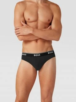 Auslauf ? BOSS Slip Mit Label-Details Im 3er-Pack Modell 'Power' - Royalblau ?