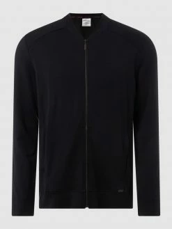 Schlussverkauf ⌛ Hanro Lounge-Jacke Mit Stretch-Anteil - Schwarz ?