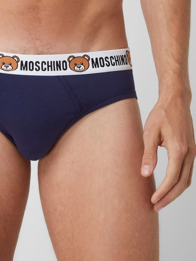 Budget ? Moschino Swim + Underwear Slip Mit Stretch-Anteil Im 2er-Pack - Blau ? 2 Budget ? Moschino Swim + Underwear Slip Mit Stretch-Anteil Im 2er-Pack - Blau ? – Bild 2