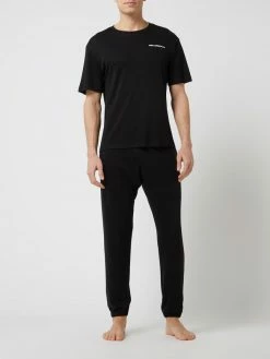 Am billigsten ? Karl Lagerfeld Pyjama Aus Lyocellmischung - Schwarz ❤️