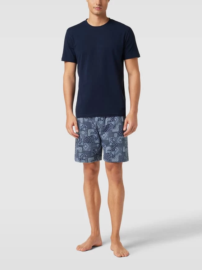 Schlussverkauf ⭐ Mey Pyjama-Shorts Mit Allover-Muster Modell 'PAISLEY' - Dunkelblau ✔️ 1 Schlussverkauf ⭐ Mey Pyjama-Shorts Mit Allover-Muster Modell 'PAISLEY' - Dunkelblau ✔️