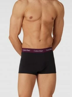Besorgen ✨ Calvin Klein Underwear Trunks Mit Logo-Bund Im 5er-Pack Modell 'Low Rise Trunk' - Schwarz ⌛