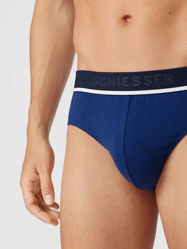 Angebote ? Schiesser Slip Mit Label-Details Modell 'Rio' Im 3er-Pack - Blau ✔️ 3 Angebote ? Schiesser Slip Mit Label-Details Modell 'Rio' Im 3er-Pack - Blau ✔️ – Bild 3